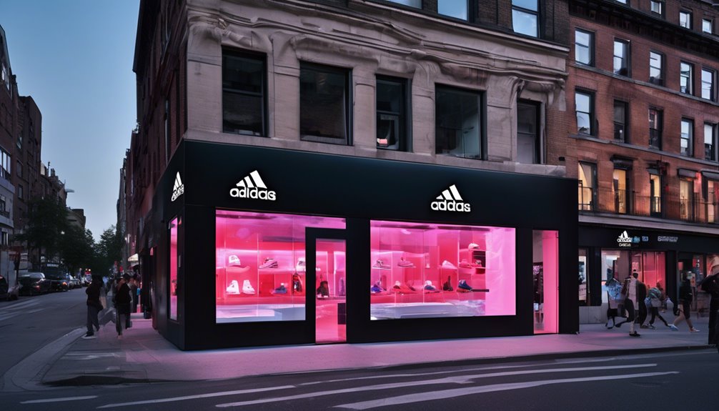 adidas pop up store strategy