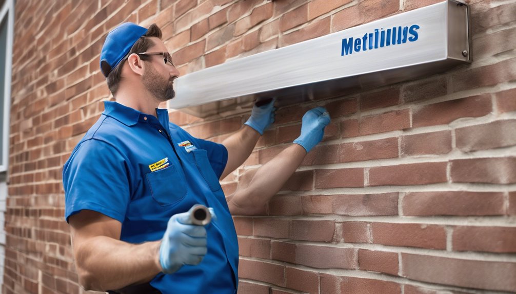 aluminum sign mounting options