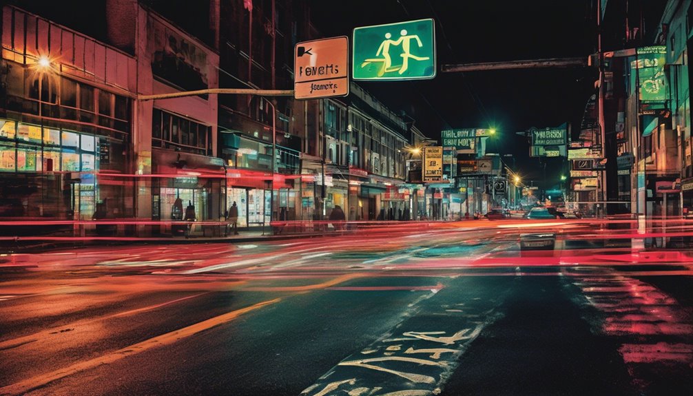 nighttime reflective sign design